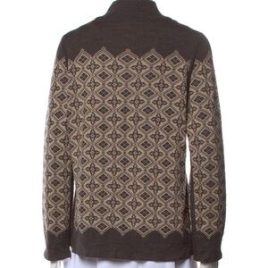 Pendleton Women's Mock neck  Sweater with Geometric Pattern